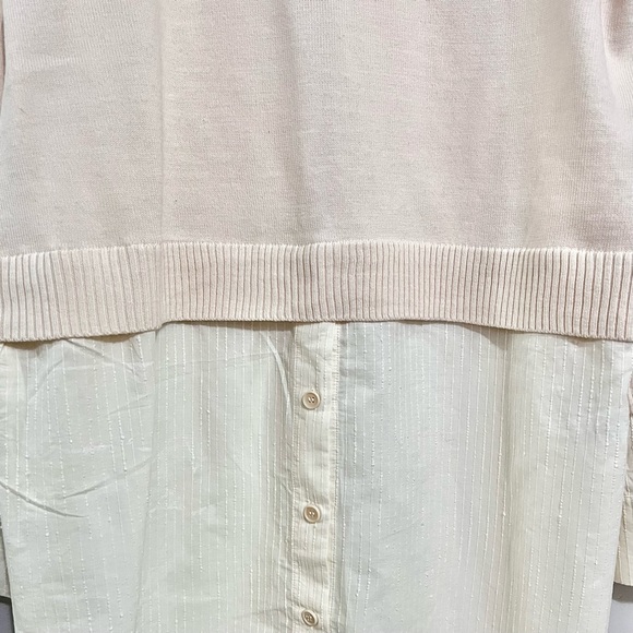 NWT COS Beige Sweater and White Button Down Duo MSRP $125 - Picture 7 of 8